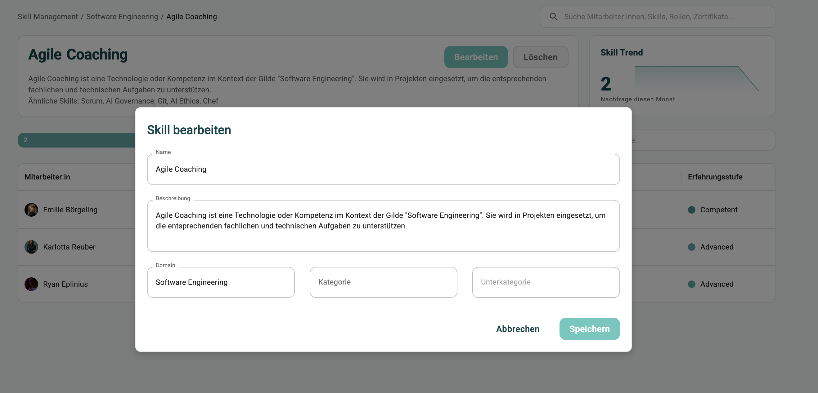 Report Mitarbeiterkapazität